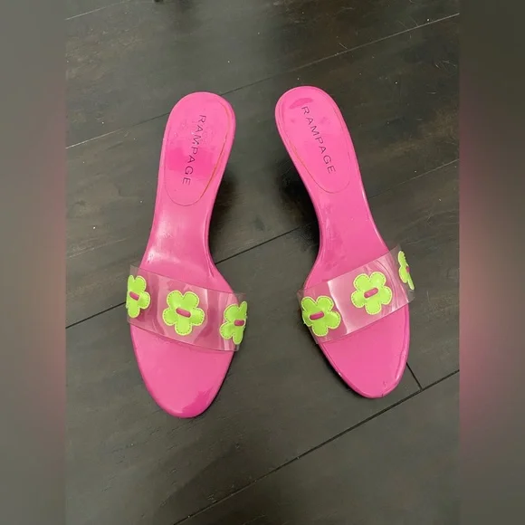 Rampage Shoes Y2k Flower Heels Poshmark